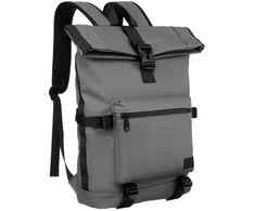 Talpi poliesterinė miesto kuprinė „Peterson“, pilka K22