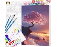 Tapyba pagal numerius su rėmu 40 x 50 cm Sakura TP4