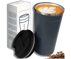Termo puodelis kavai, 510 ml, sandarus