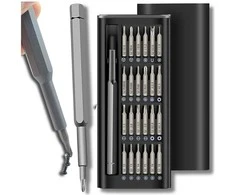 Tikslūs atsuktuvai 25v1, dėklas, TORX bitai