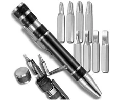 Tikslūs atsuktuvai, 9v1 rinkinys, TORX bitai