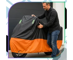 Vandeniui atsparus uždangalas motociklui XL 230x90x125 D67
