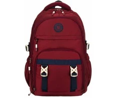 Vidutinė kuprinė unisex Peterson, bordo