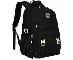 Vidutinė kuprinė unisex Peterson, juoda