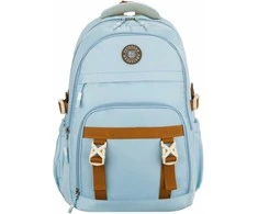 Vidutinė kuprinė unisex Peterson, žydra