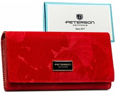 Vidutinė piniginė moterims Peterson, raudona 2500