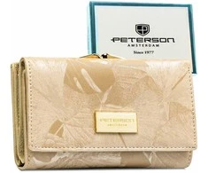 Vidutinė piniginė moterims Peterson, smėlio 2579