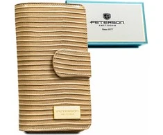 Vidutinė piniginė moterims Peterson, smėlio 2333