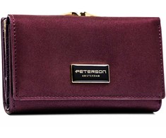 Vidutinė piniginė moterims Peterson, violetinė PT65