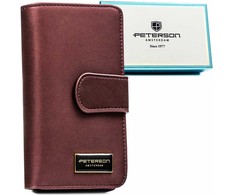 Vidutinė piniginė moterims Peterson, violetinė PT112