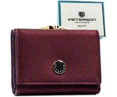 Vidutinė piniginė moterims Peterson, violetinė PT68