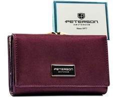 Vidutinė piniginė moterims Peterson, violetinė PT65