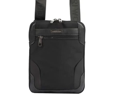 Vyriška juoda crossbody piniginė Coveri World CW2261 su reguliuojamu dirželiu
