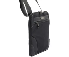 Vyriška juoda crossbody piniginė Coveri World CW2261 su reguliuojamu dirželiu
