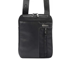 Vyriška juoda crossbody piniginė Coveri World CW2263 su reguliuojamu dirželiu