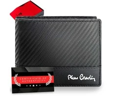 Vyriška odinė piniginė Pierre Cardin, juoda, RFID apsauga 6088706