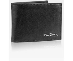 Vyriška odinė piniginė Pierre Cardin Tilak50 8805 su RFID apsauga, juodos spalvos
