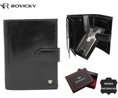 Vyriška odinė piniginė Rovicky RV133