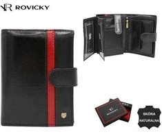 Vyriška odinė piniginė Rovicky RV148