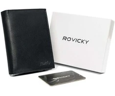 Vyriška odinė piniginė Rovicky RV23