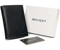 Vyriška odinė piniginė Rovicky RV25