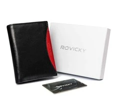 Vyriška odinė piniginė Rovicky RV36