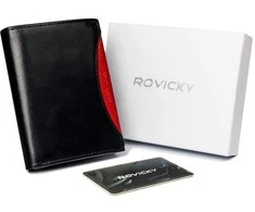 Vyriška odinė piniginė Rovicky RV42