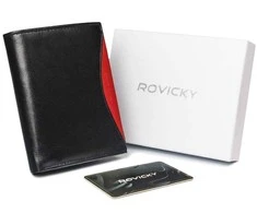 Vyriška odinė piniginė Rovicky RV48