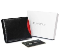 Vyriška odinė piniginė Rovicky RV56