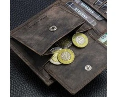Vyriška odinė piniginė Stevens Slim, juoda CB-8824-R