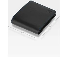 Vyriška odinė piniginė Visconti SP61 su RFID apsauga, juoda