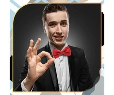 Vyriška peteliškė, raudona, elegantiška