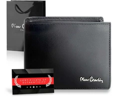 Vyriška piniginė Pierre Cardin, juoda, su RFID apsauga 6088206
