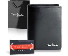 Vyriška piniginė Pierre Cardin, natūrali oda, RFID apsauga 623206