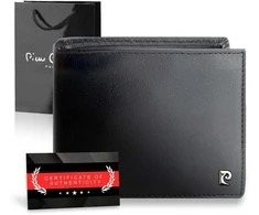 Vyriška piniginė Pierre Cardin, su RFID apsauga, juoda 5288306