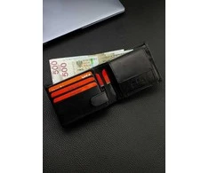 Vyriška piniginė Pierre Cardin, su RFID apsauga, juoda YS603