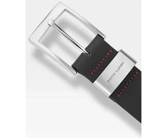 Vyriškas odinis diržas Pierre Cardin 70007, juodas