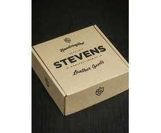 Vyriškas odinis diržas Stevens, juodas