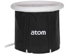 Atom Ledo vonia su dangčiu 75x75 cm