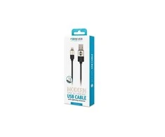Forever USB laidas su iPhone 8-PIN 1m 2A, juodas