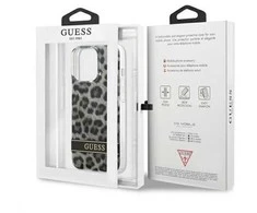 Dėklas GUESS GUHCP13LHSLEOK IPHONE 13 PRO / 13 6.1 "GRAY / GRAY HARDCASE LEOPARD