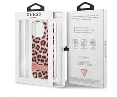 Dėklas GUESS GUHCP13LHSLEOP IPHONE 13 PRO / 13 6.1 "Rožinis / Rožinis HARDCASE LEOPARD