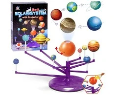 Jokomisiada Mokomasis rinkinys 2in1 Saulės sistemos projektorius rodo planetas ZA5199