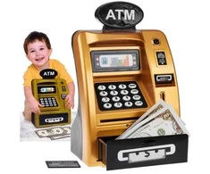 Jokomisiada Muzikinis bankų banko „Piggy Bank“ vaikams