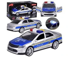 Jokomisiada Policijos automobilis policijos automobilis skleidžia šviesos garsus atidarant duris ZA5221