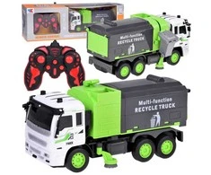 Jokomisiada Šiukšliavežė + šviesos nuotolinio valdymo automobilis RC0684