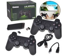 Jokomisiada Žaidimų konsolės komplektas HDMI RETRO + 2 pagalvėlės Daugiau nei 20 000 žaidimų kaip anksčiau GR0696