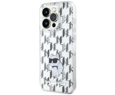 Karl Lagerfeld dėklas, skirtas iPhone 15 Pro Max 6,7 KLHCP15XHNCMKLT permatomas HC IML C Monogram