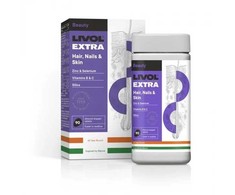 LIVOL EXTRA vitaminai Hair, Nails - Skin, 90 tabl