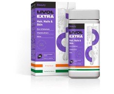 LIVOL EXTRA vitaminai Hair, Nails - Skin, 90 tabl